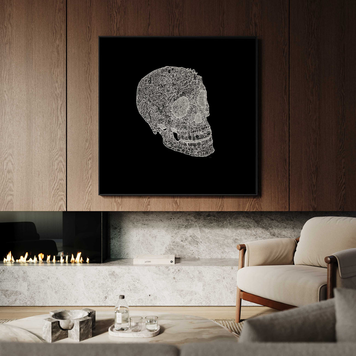Skallig Huvudstad - Black Edition