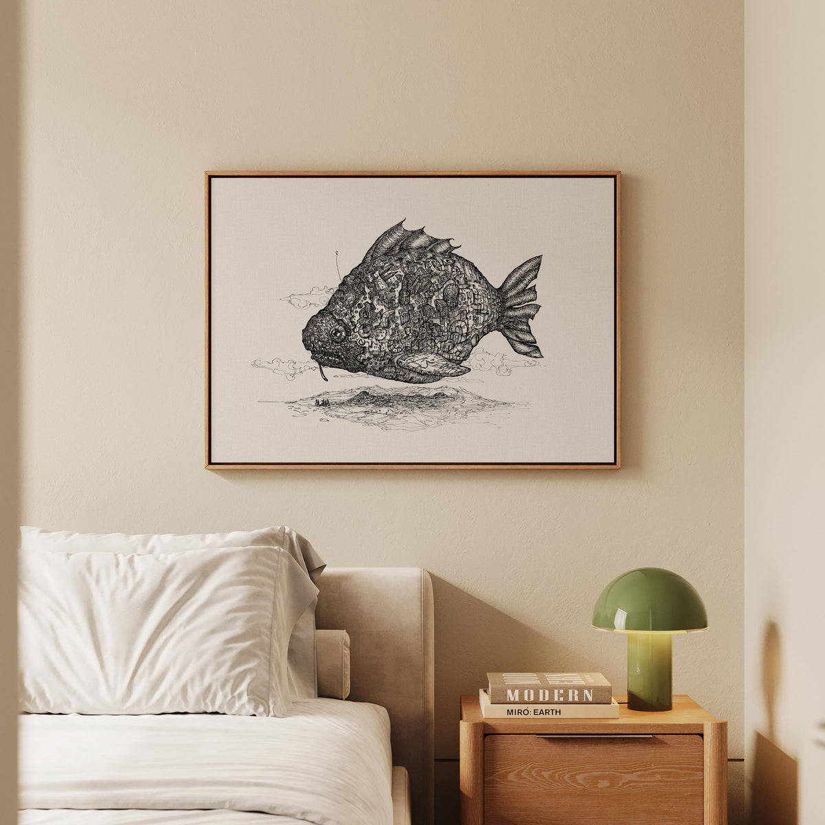 Floating Steam Punk Fish City