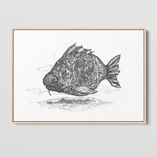 Floating Steam Punk Fish City