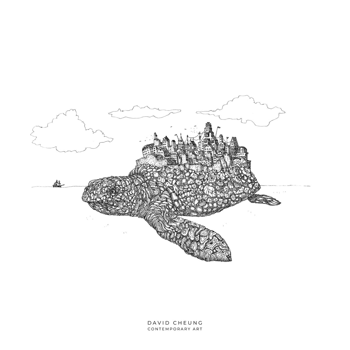 Giant Sea Turtle – Square Edition